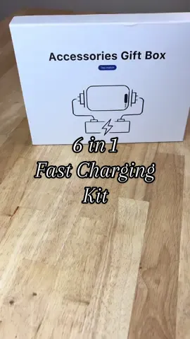 This 6-in-1 charging kit has EVERYTHING—power bank, wireless charger, cables, and even earbuds. Affordable, compact, and safe! ⚡✨  #ChargingEssentials #6in1ChargingKit #GadgetLover #TechEssentials #ChargingKit #TravelGadgets #SmartTech #TechUpgrade #GadgetGoals #TikTokFinds 