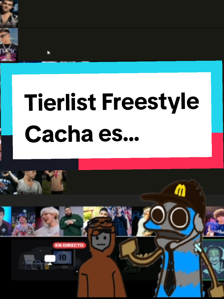 Cacha es HISTÓRICO 🇦🇷🔥 #fms #tierlist #vtuber #freestyle 