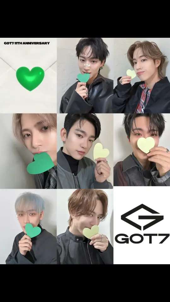 💚GOT7 11TH ANNIVERSARY💚✨      ขอบคุณที่ยังอยู่ตรงนี้ให้รัก ขอบคุณที่ทำงานอย่างหนักเพื่อพวกเรา ขอบคุณที่ทำตามสัญญาที่ให้ไว้เสมอ อากาเซ่คนนี้รักพวกนายทั้ง 7 สุดหัวใจ 🐥💚รักมากและรัดตลอดไป #11thWinterwithGOT7 #갓세븐함께라서고마워 #got7forever #got7comeback #got7 