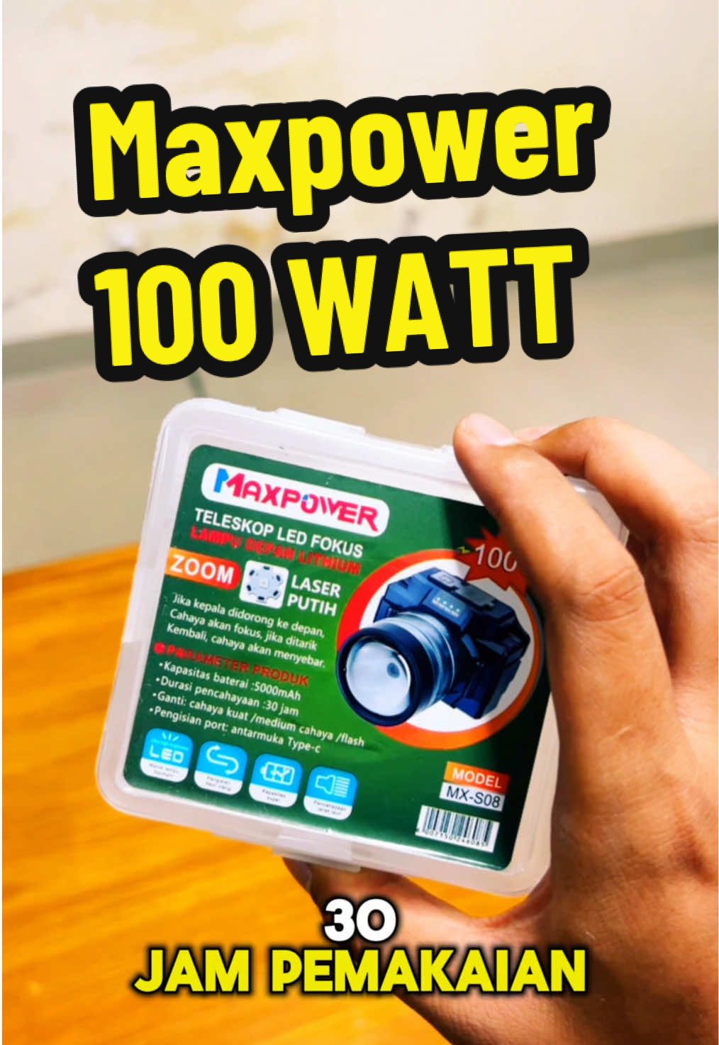 Senter kepala maxpower 100 Watt yang tahan hingga 30 jam pemakaian. Sudah menggunakan baterai 5000 mah dan juga waterproof tahan air. Gas bosku sebelum kehabisan. #senterkepala #maxpower100watt #senterkepalamaxpower #sentersuperterang #senterkepalamaxpower100watt 