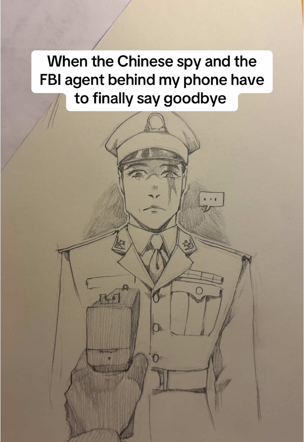 They’re gonna meet again on red note #memes #tiktokban #enemiestolovers #pencilart #sketchbook #storytelling #fbiagent 