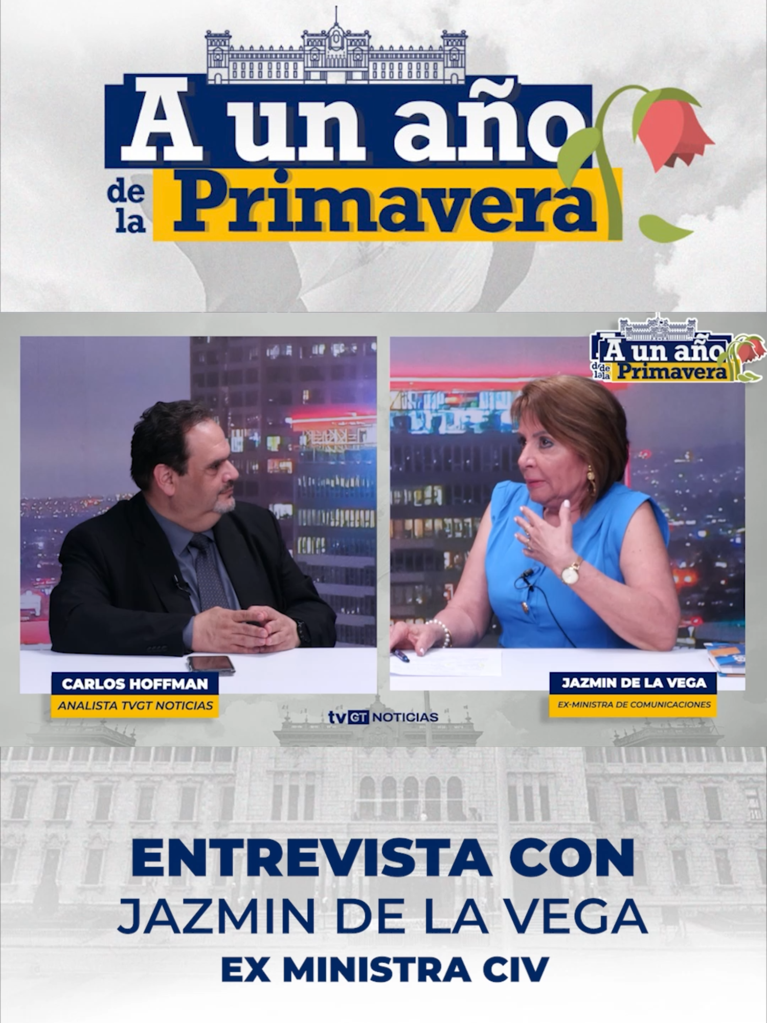 🔴 📹 A UN AÑO DE LA PRIMAVERA CON JAZMIN DE LA VEGA #Guatemala #Guate #GT #Gobierno #Semilla #Bernardo #Arevalo #Viral #Parati #PartiGT