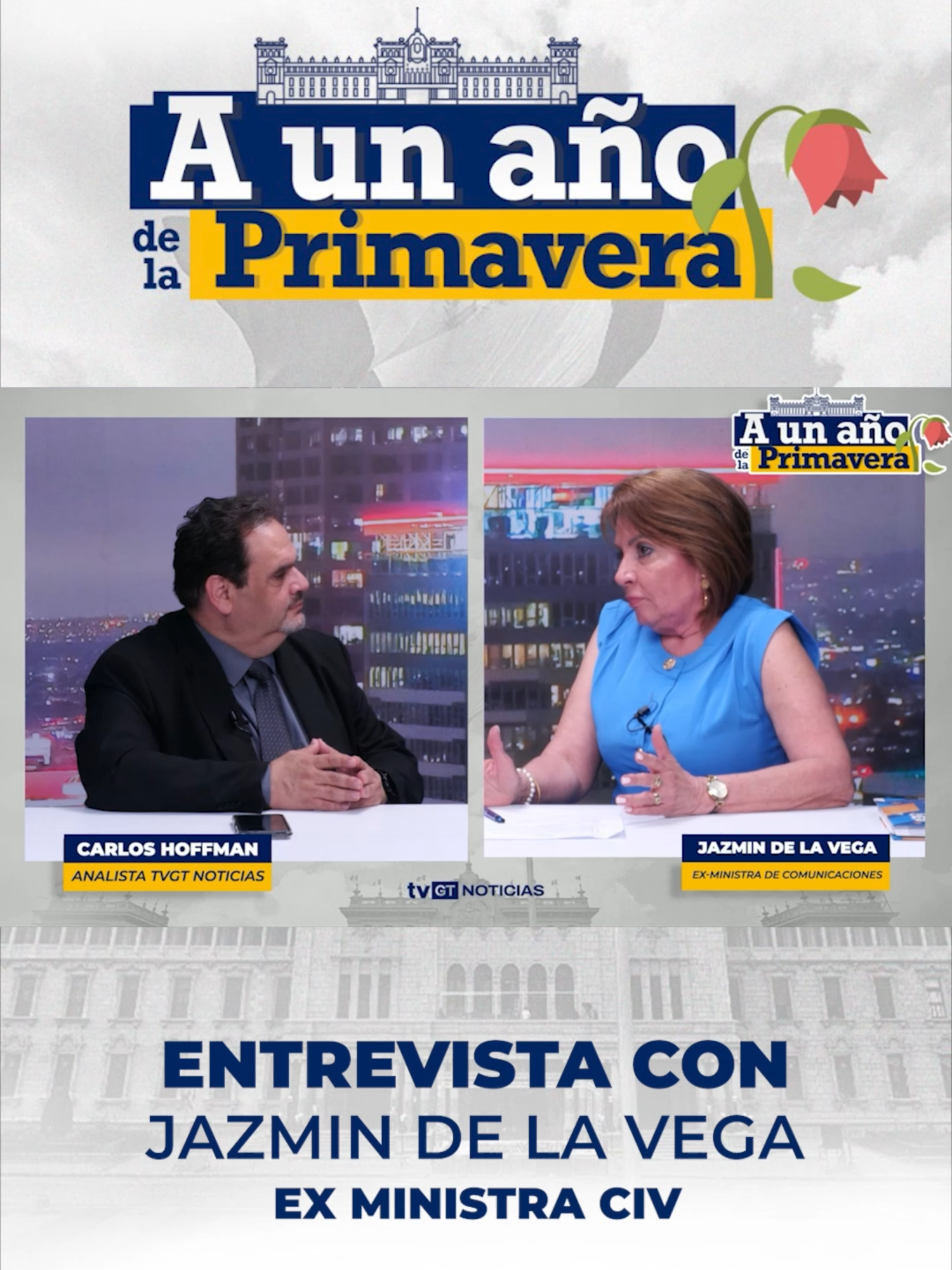 🔴 📹 A UN AÑO DE LA PRIMAVERA CON JAZMIN DE LA VEGA #Guatemala #Guate #GT #Gobierno #Semilla #Bernardo #Arevalo #Viral #Parati #PartiGT