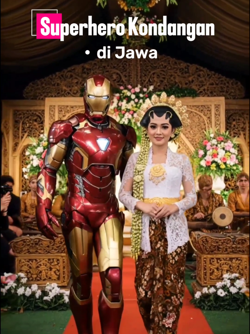 Superhero kondangan #superhero #marvel #dc #kebaya #kebayamodern #wedding #weddingdress #bride #jawa #jawapride #indonesia #indonesia🇮🇩 