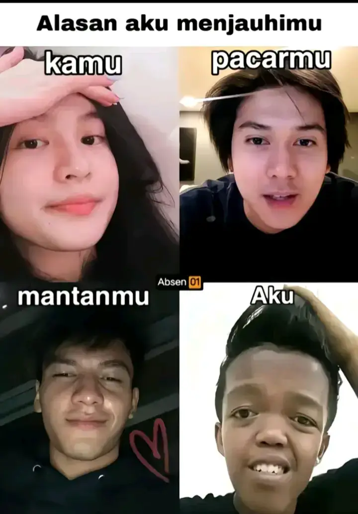 #ikuttrend perbedaan muka🥵👊 #atztemplate #templateviral 