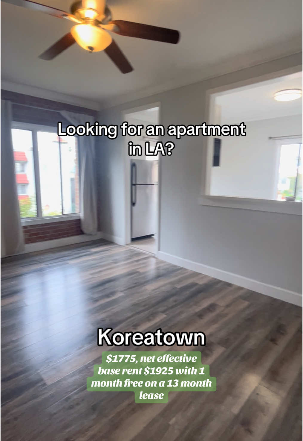 Who’s looking for a new apartment? #hoffmanbrothersrealty #apartmenttour #losangeles #california #virtualtour #fyp #apartmenthunting #la #rentalproperty #newapartment #koreatown #naturallight 