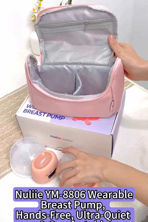 Nuliie YM-8806 Wearable Breast Pump, Hands-Free, Ultra-Quiet & Comfortable #Nuliie #BreastfeedingEssentials #PumpingMom #YM8806BreastPump #MotherhoodJourney #EfficientPumping #HandsFreePump #AntiBackflow #ComfortablePumping #MilkSaver #OnTheGoMom #BPAFree #MultiModePump #BabyEssentials #MomLifeSimplified #QuietPump #BackToWorkMom #MomApproved
