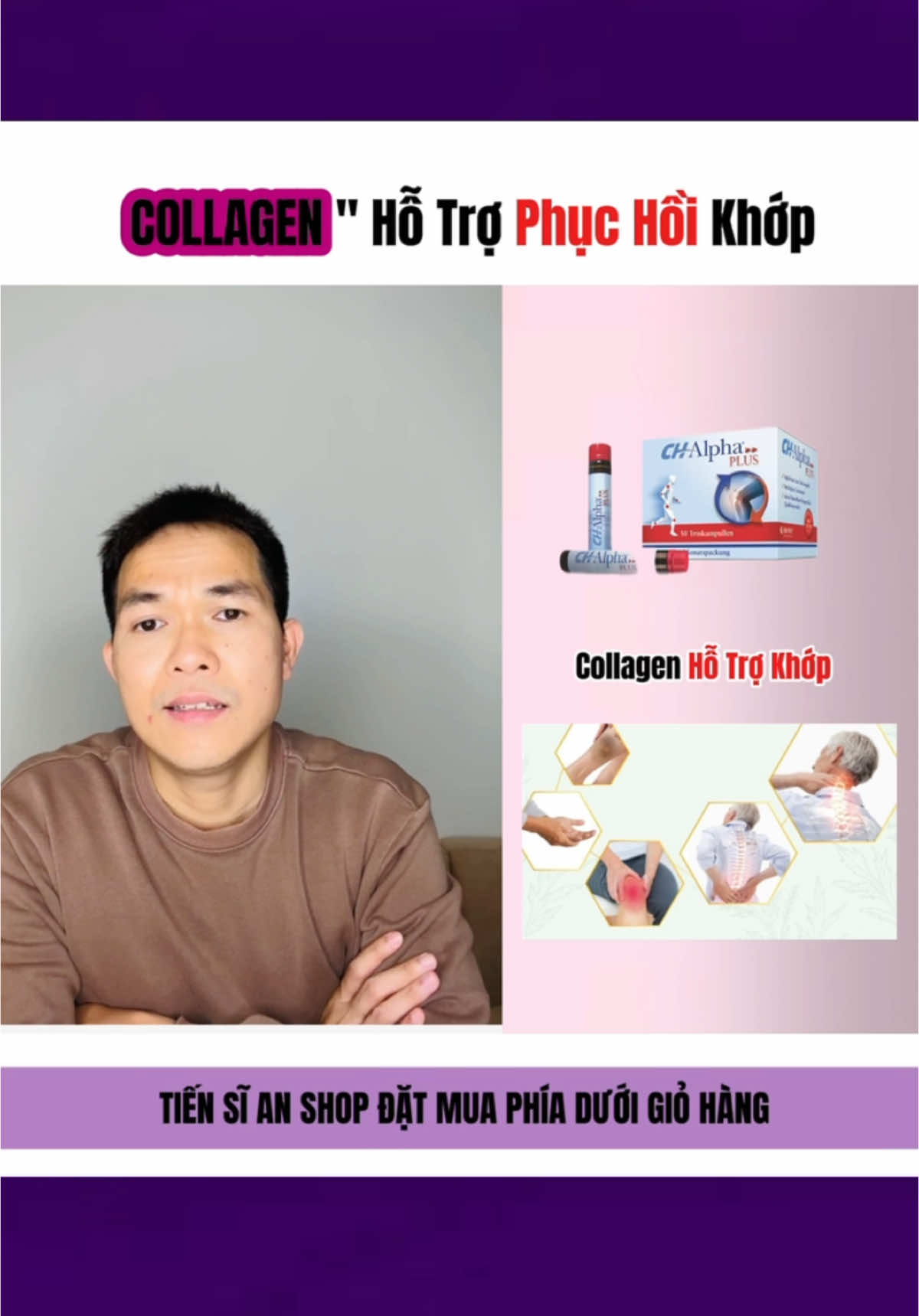 Collagen hỗ trợ khớp Ts an #tiensianshop #bacsi #suckhoe 