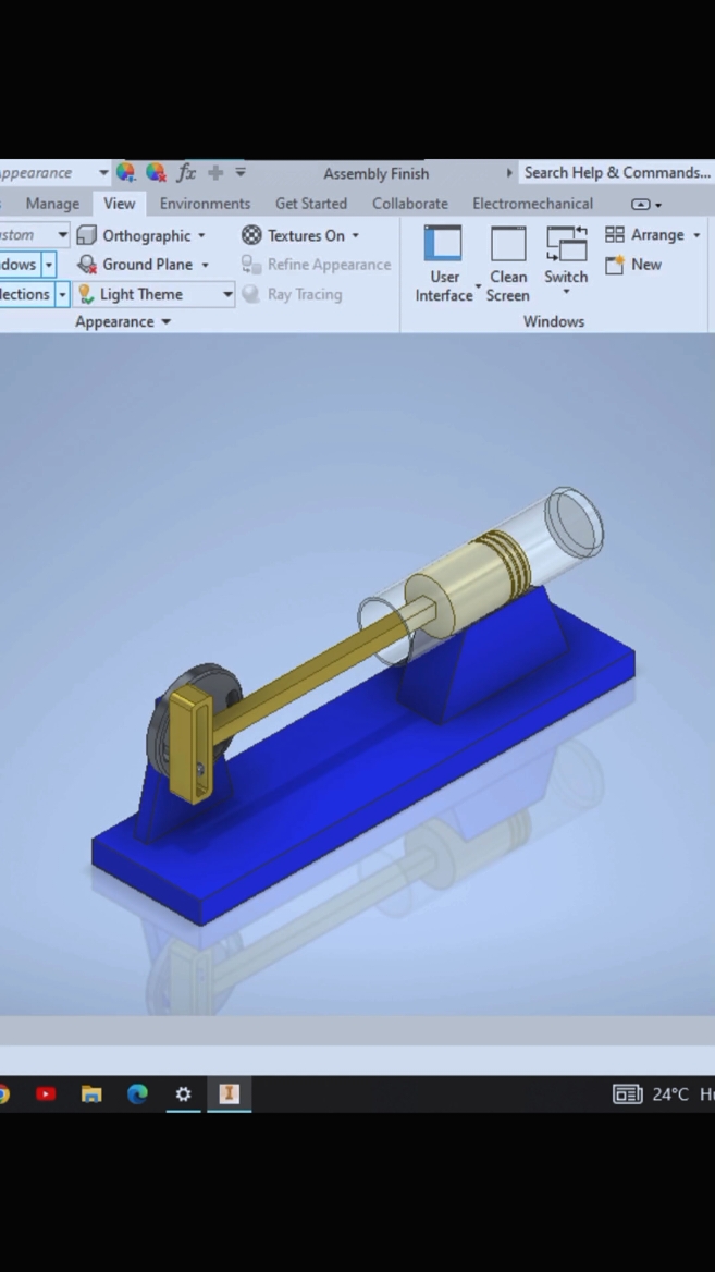 Scotch Yoke Mechanism Animation Software > Autodesk Inventor #JJDayCapcut #Capcut  #scotchyoke  #assembly  #autodeskinventor  #autodesk  #solidworks  #3Ddesign  #gambarteknik  #teknikmesin  #mechanicalengineering  #ekspresikan2024  #xyzcba  #fyp 