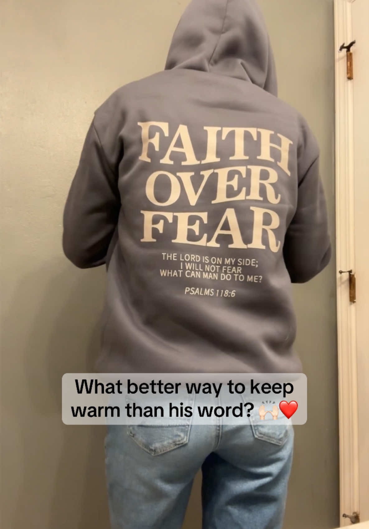 Sooo soft & comfortable! For $15?! SOLD!! #fyp #giftideas #giftsforhim #giftsforher #clothing #comfyclothes #religion #christian #faithoverfear #tiktokshopfinds #sale #under20dollars #youngmom #hoodie 