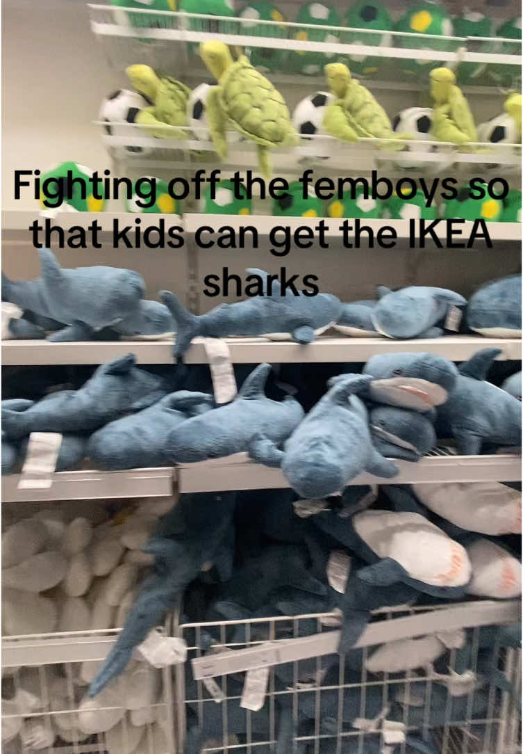 For the 5 year olds!                                #ikea #femboy #sharkplushie #fyp #meme #viral 