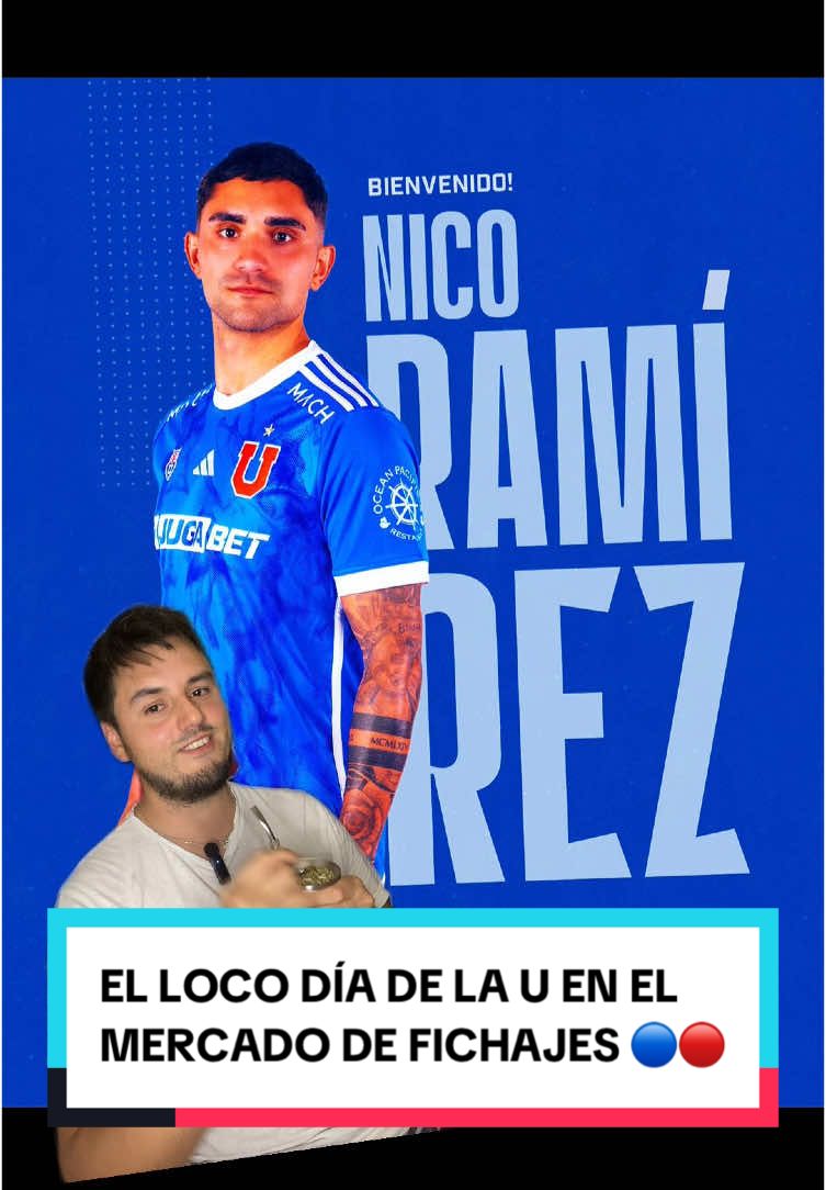 El loco día de la U en el mercado de fichajes 🔵🔴 #udechile #futbol #chile  #greenscreen 