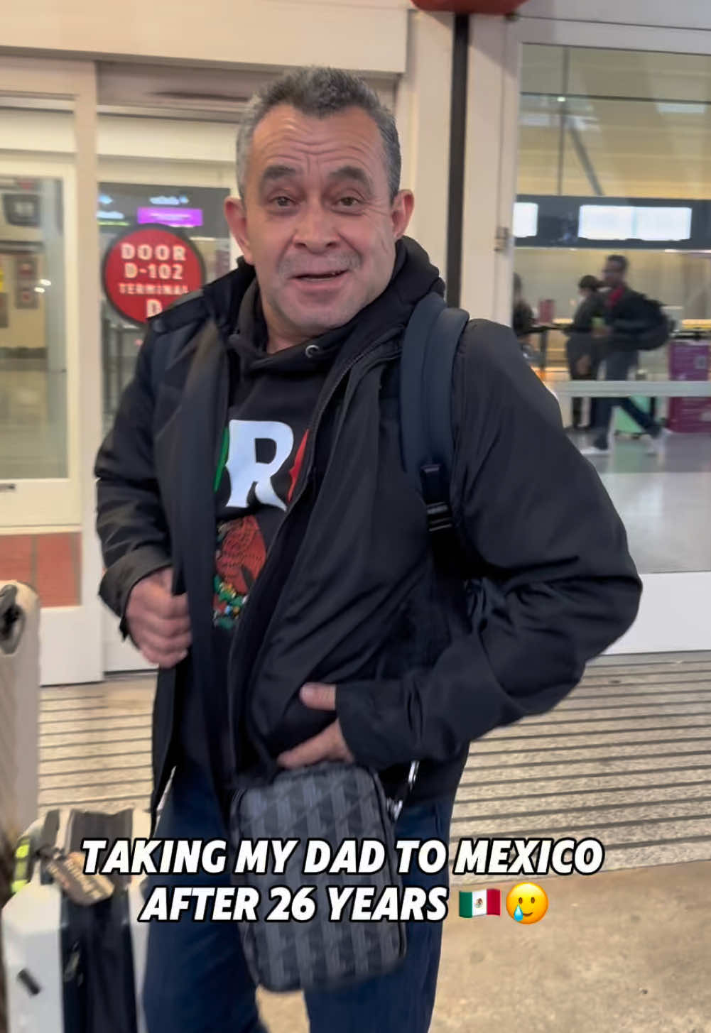 I saw a spark in my dads eyes today that I had never seen before, he became a kid again. Last year my mom came and now my dad lil polo, gracias a Dios. I pray all of my raza out there get to experience this. Si se puede mi gente. 🫶🏻