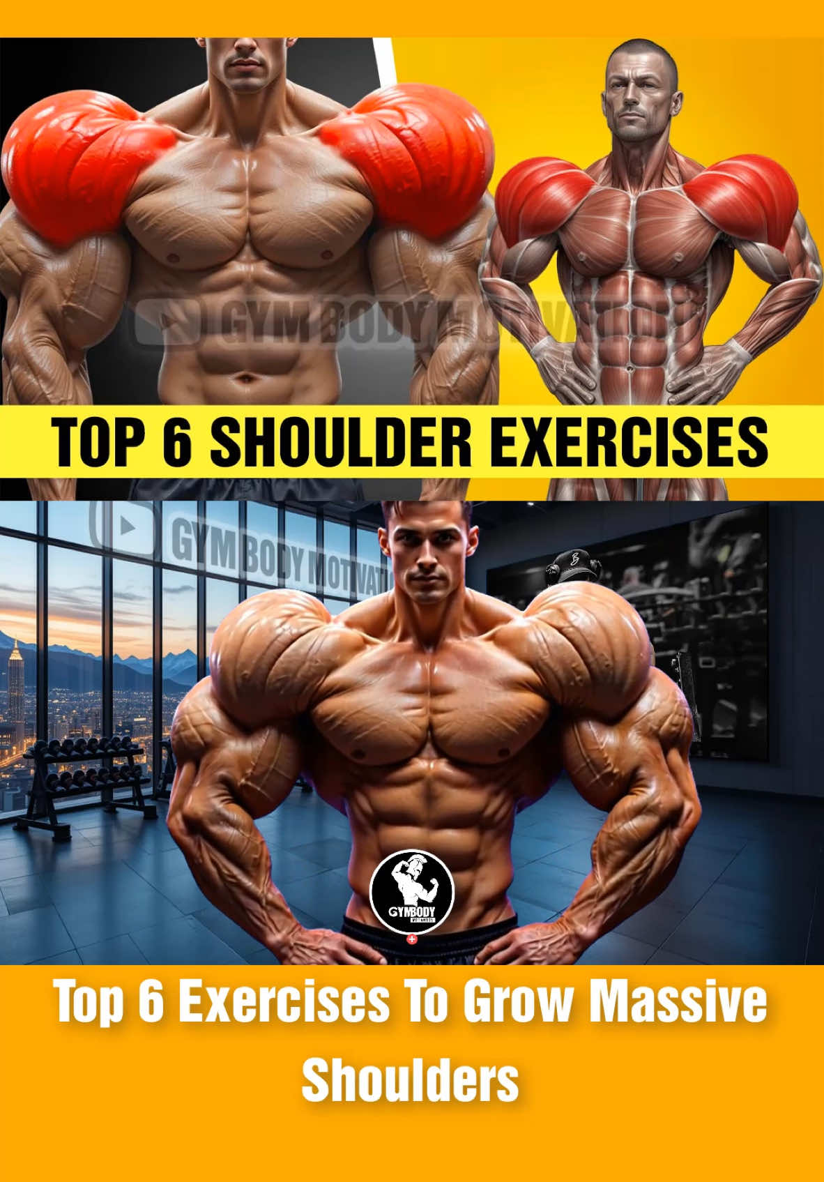 Shoulder Workout #gymbodymotivation #gym #GymTok #shoulderworkout #foryou 