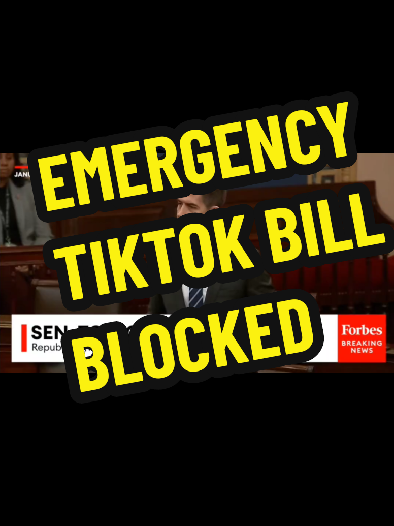 Tom cotton just blocked an emergency tiktok bill #tiktokban #supremecourt #tomcotton #edmarkey #fyp 