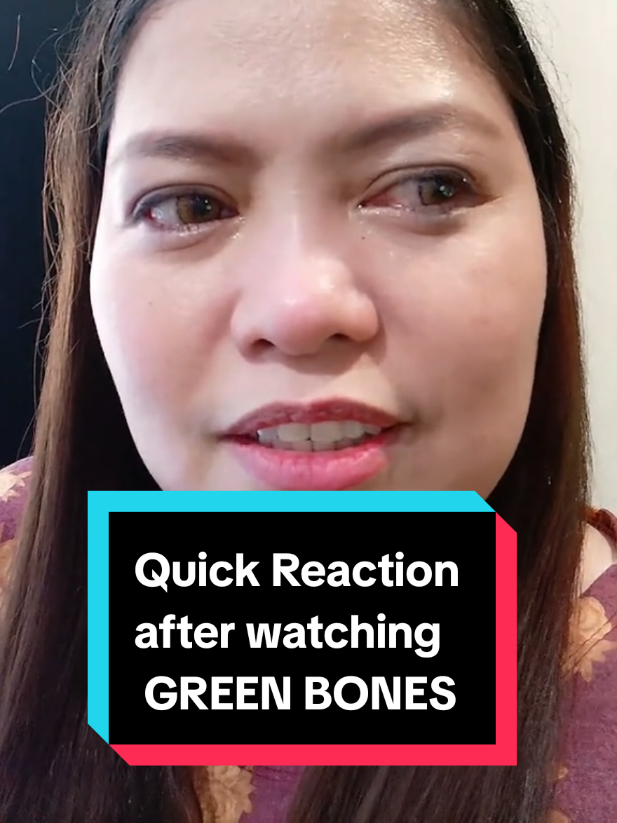 Quick Review after watching Green Bones. This was me after watching Green Bones an MMFF 2024 movie starring Dennis Trillo and Ruru Madrid. #dennistrillo #rurumadrid #greenbones #greenbonesmmff2024 #mmff2024 #mmff50 #mmff #bestpicture #anarinatv #entertainmentph #tiktoktainmentph #moviereview #movietok #mustwatch #TikTokCreatorSearchInsightsIncentive #fyp  #tiktokcreatorsearchinsights   @GMA Network @Kapuso PR Girl  @Anarina TV  @Anarina TV 