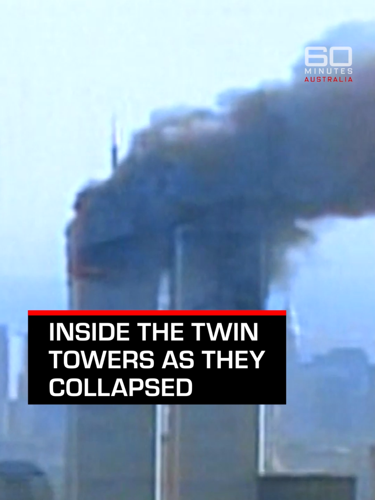 Two brothers who miraculously survived the September 11 terror attacks captured some of the only footage filmed inside the World Trade Center as the towers collapsed.  Watch full stories and more on our YouTube channel - link in our bio. #60Mins