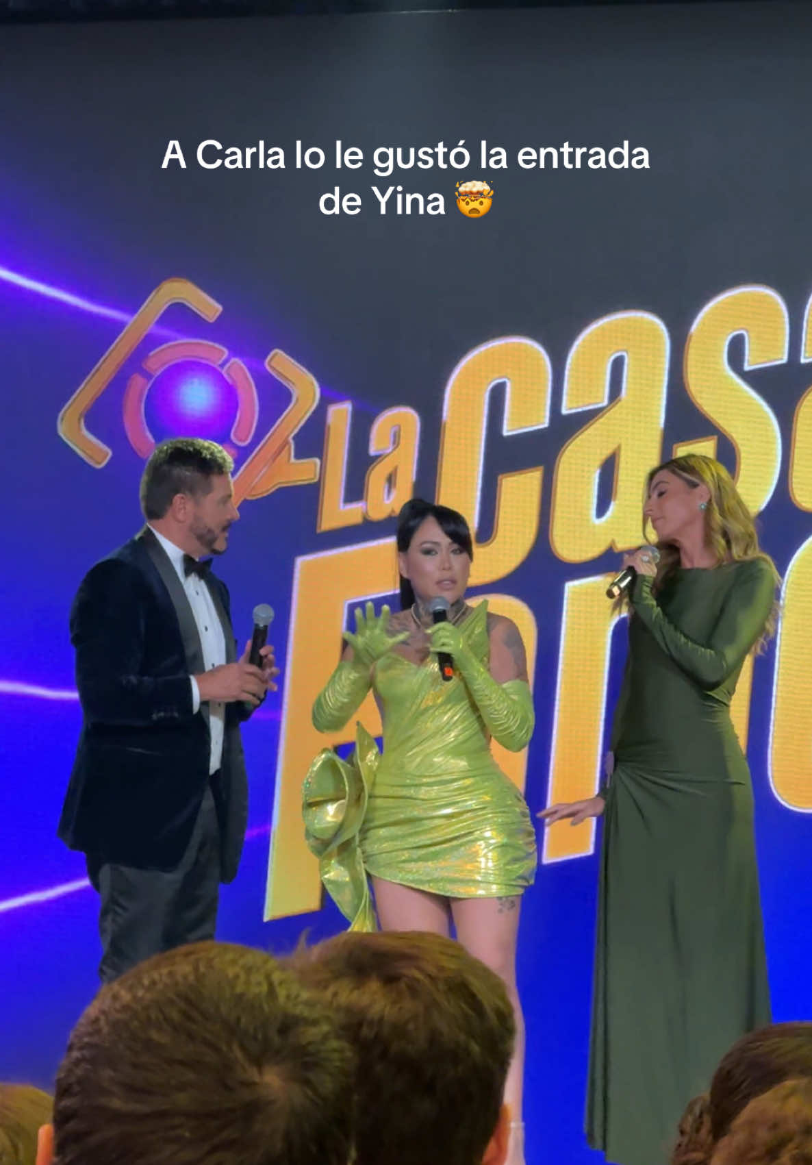 Yina entró agresiva hoy 😰 #lacasadelosfamosos 