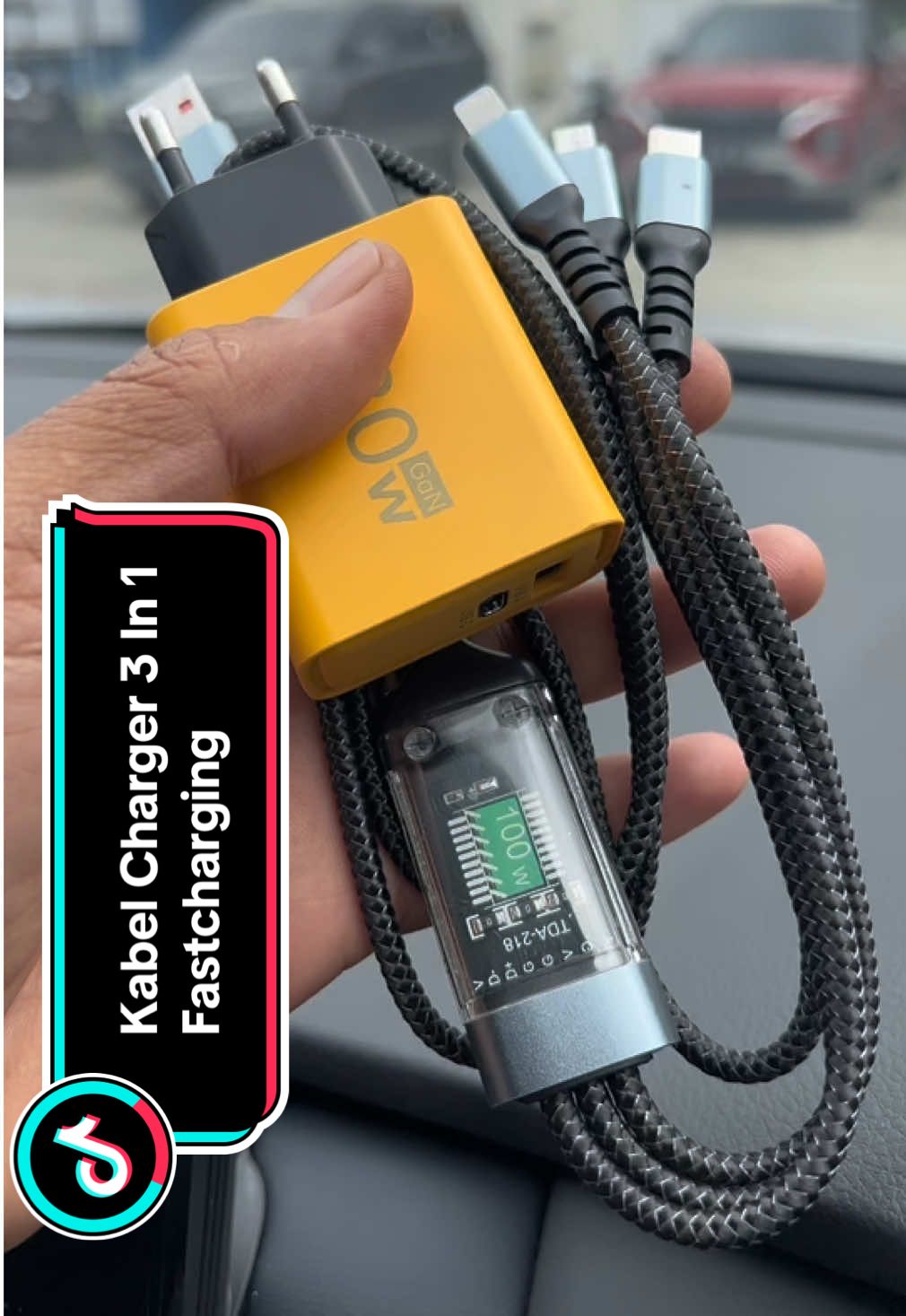 Chargers Fastcharging 180 Watt dan Kabel Charger Fastcharging 3 In 1 100 Watt Anti Panas Dengan 3 Tipe Yaitu Type C, Lightning's dan Micro. #charger #chargers #wibgajian #fastcharging #kabelchargermurah #chargerhp 