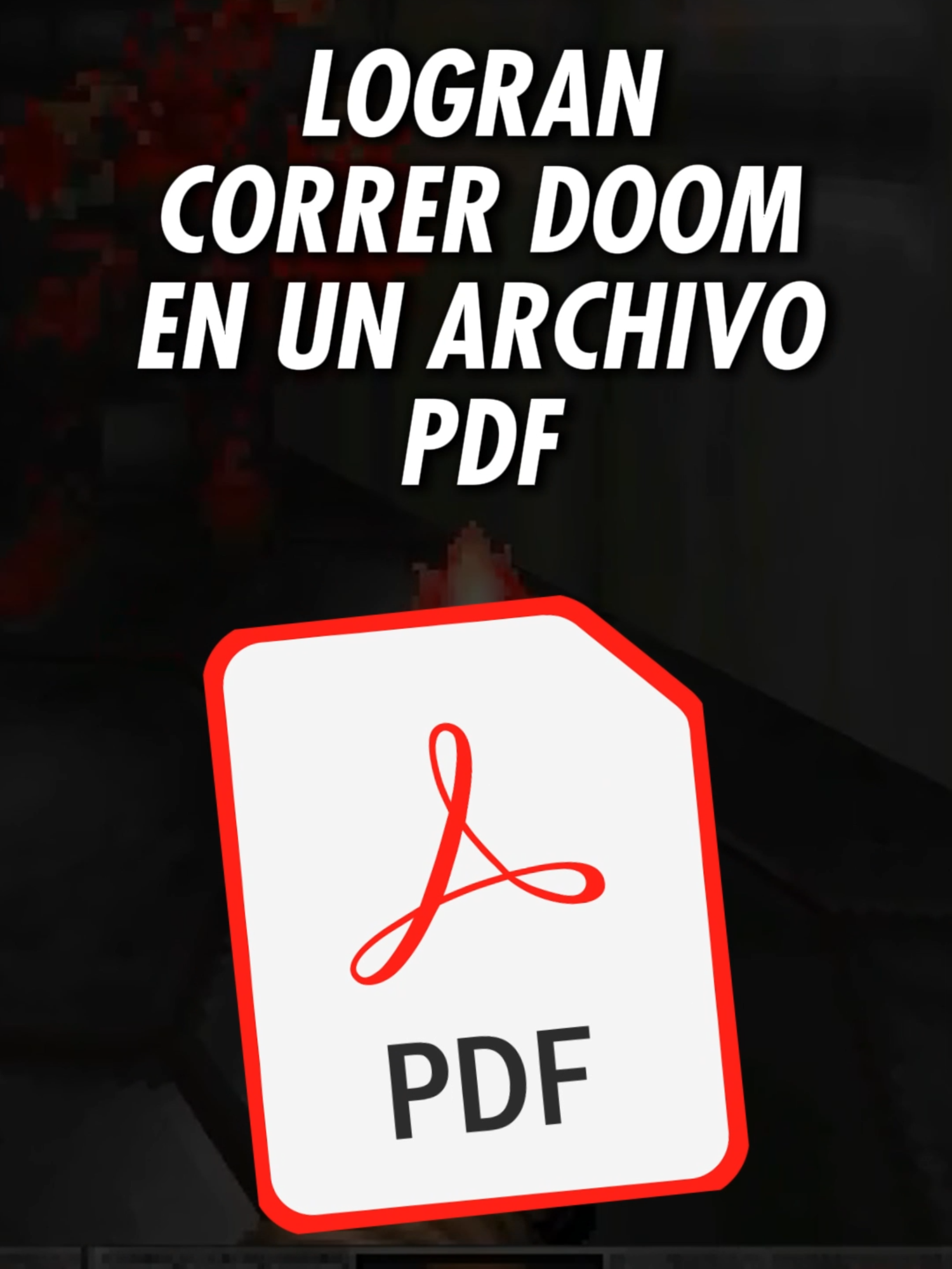 Logran correr DOOM en un archivo PDF. #noticia #ultimahora #doom #DOOM #gamer #videojuegos #pdf #levelup