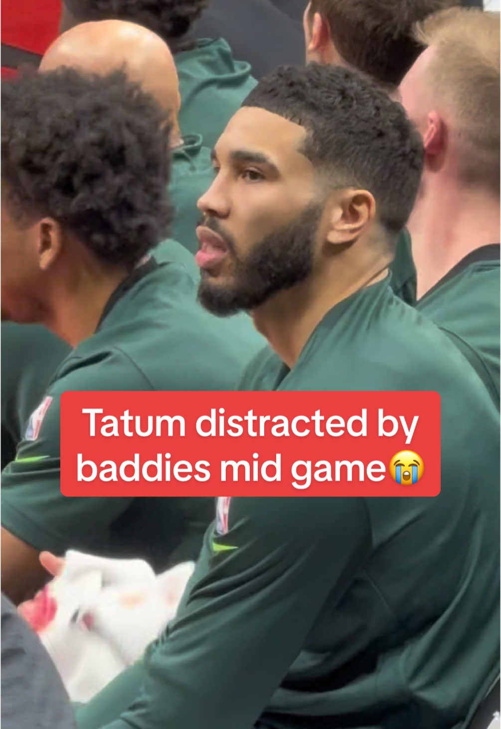 Tatum got caught red handed💀 Predict the NBA for free & unlock rewards on Stadium Live📲✅ #NBA #basketball #jaysontatum #celtics #bostonceltics #sports 