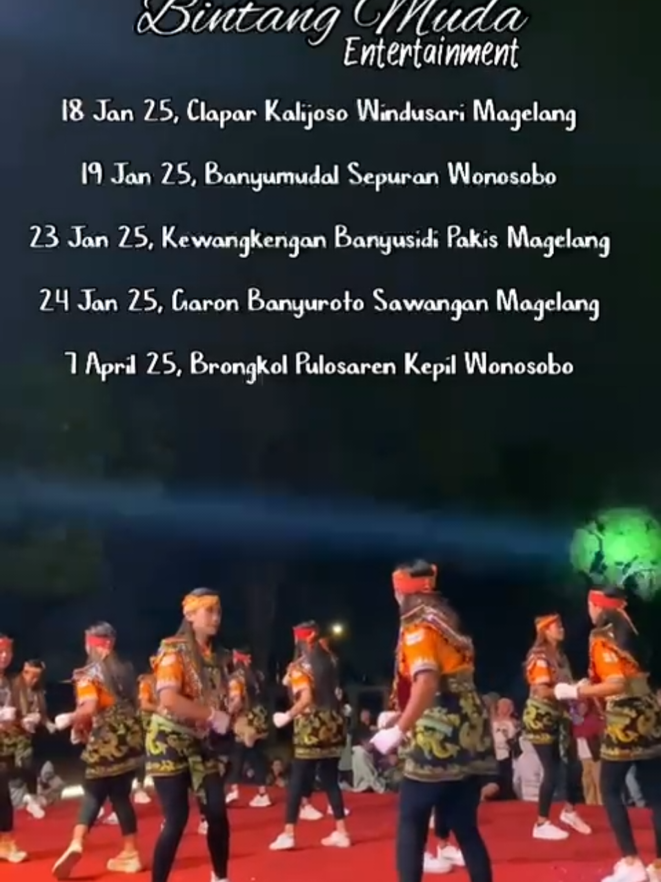 jadwal bintang muda 