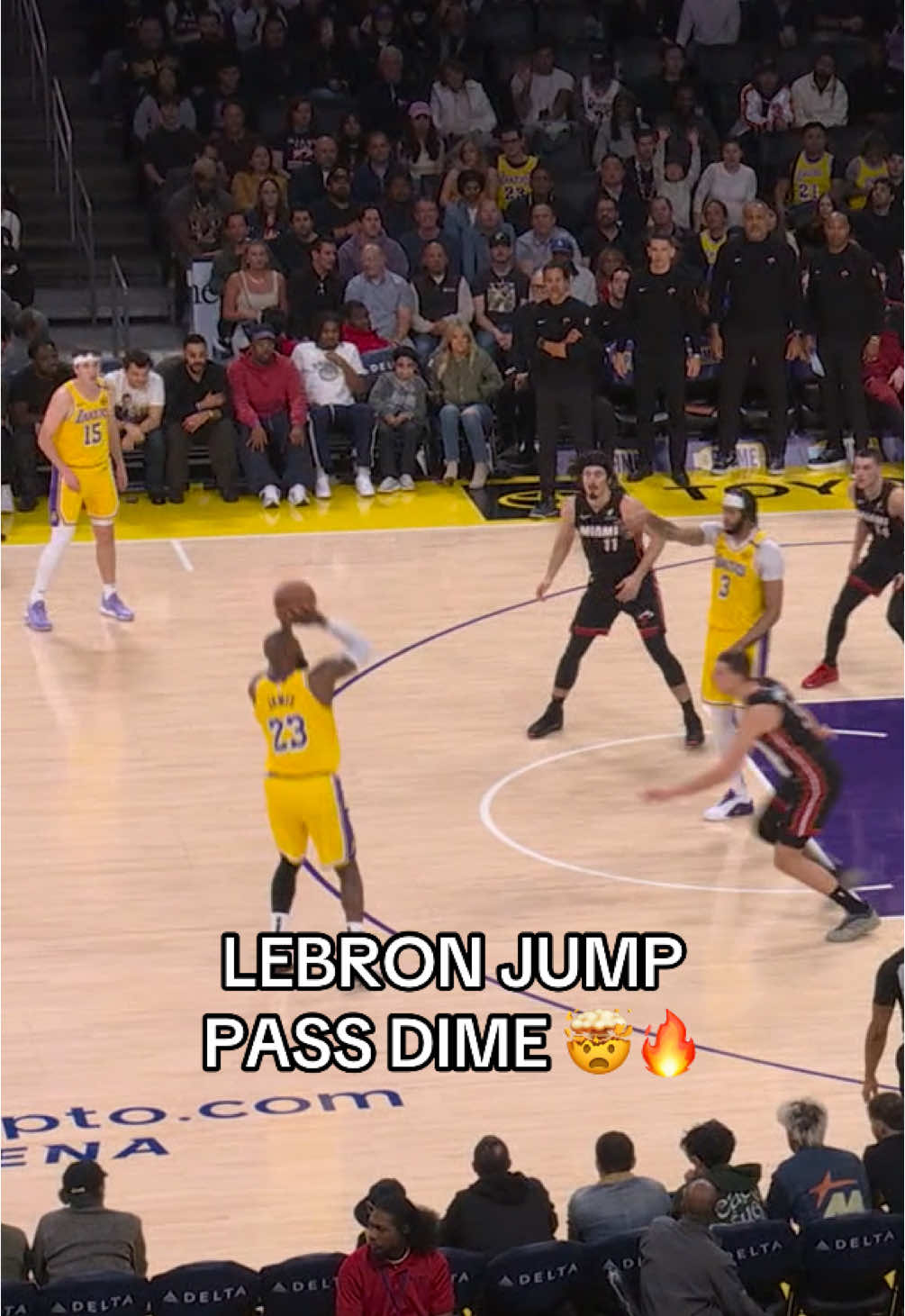The vision. 😮‍💨 #NBA #lakers #lebron #basketball #lebronjames 