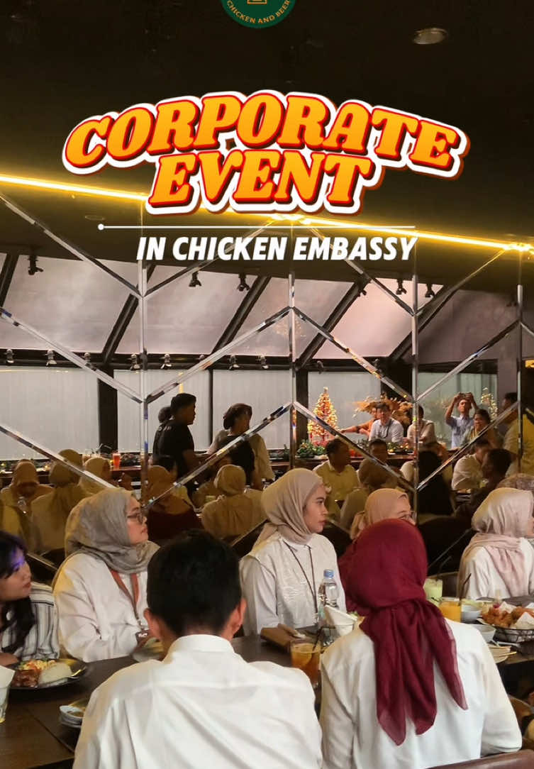 cobain bikin event bareng partner kamu di Chicken Embassy! tersedia berbagai macam menuuu 🥰✅  #chickenembassy #placetogo #rekomendasiresto #restojakarta #rekomendasirestoran #kulinerjakarta 