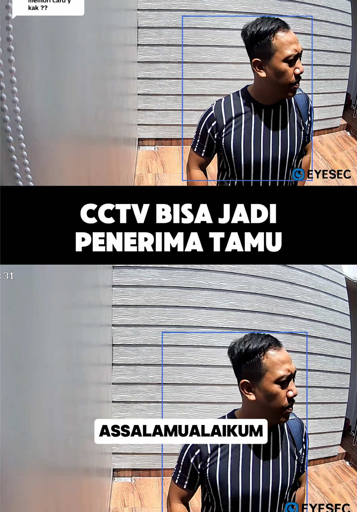Replying to @Elvano cctv 300 rb an fitur paket lengkap. Bahkan ini udah tahan air dan ujan ujanan. Wajib upgrade cctv dirumah kamu ya kalo belum punya yg selengkap ini fiturnya 🔥 #cctv #cctvcamera #review #cctvoutdoor #cctvindoor #fyp