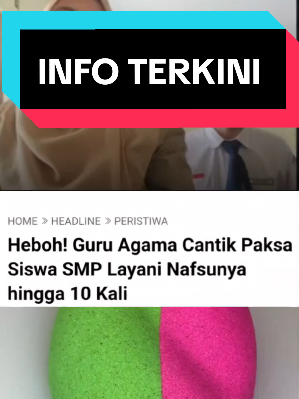 ternyata guru agama di grobogan sebelum melakukan aksinya sempat membuat vt tiktok bareng dengan siswanya parahnya lagi setelah itu mereka d cyduk warga sampe kaget ya #guruagama #cantik #siswa #grobogan #fypdong #masukberandafyp #grobogan 