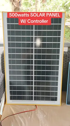 SOLAR PANEL 500WATTS #solarpanel #solarpanelwithcontroller #500wattssolarpanel #fypage #fyp #trendingvideo #trending #viralvideo #viral #foryoupage #foryou #foreveryone 