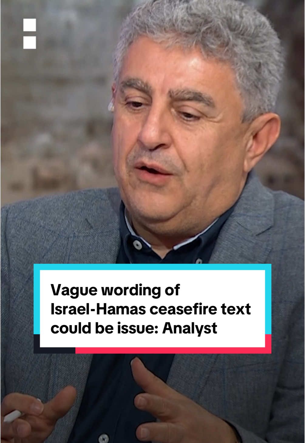 The text for the first stage of the Israel-Hamas #ceasefire, which involves a limited prisoner exchange, the partial withdrawal of Israeli troops and a surge of aid, is purposefully vague, according to Hamad Bin Khalifa University’s Sultan Barakat. He says this places more pressure on #negotiations for the later stages. #news #US #qatar #ceasefire 