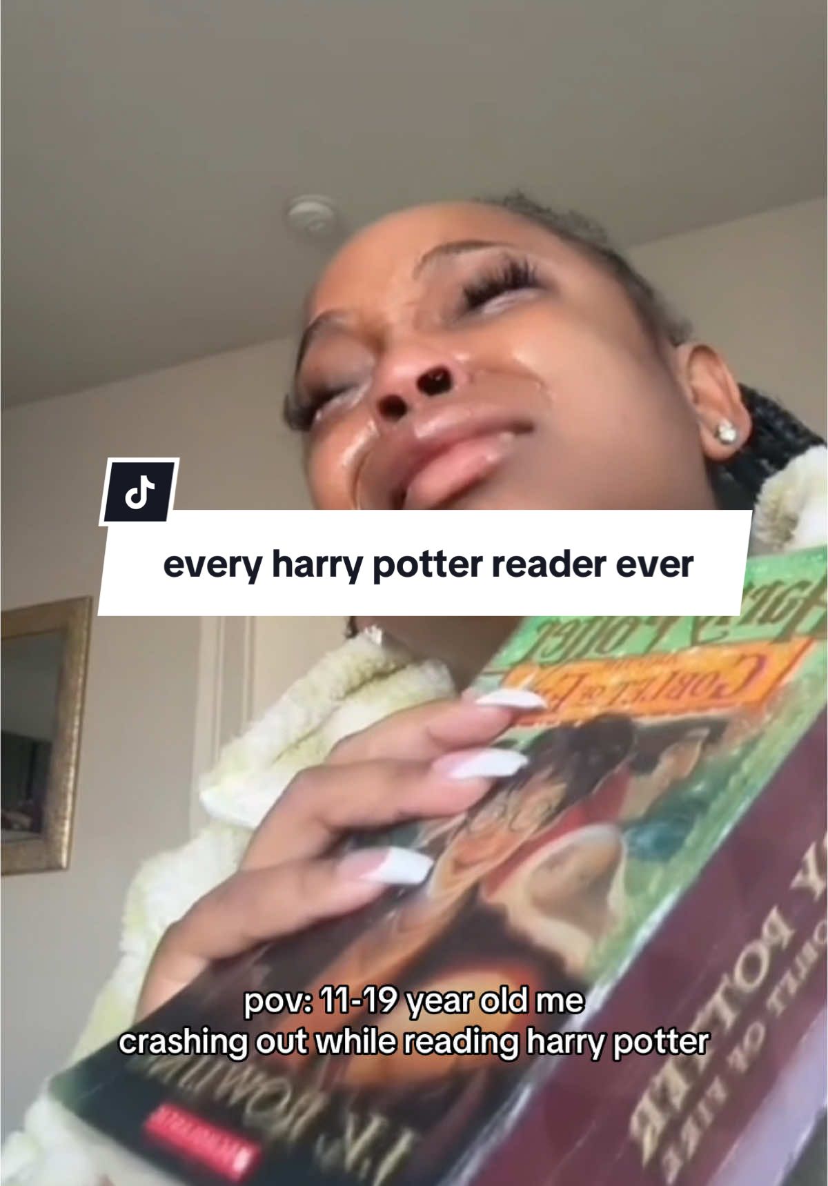 we gotta save tiktok to see @Kierra Lewis finish harry potter 😭 #harrypotter #kierralewis #fyp #hp #reading #books #BookTok #bookish #potterhead #hogwarts #scabbers #bookworm #harrypottertiktok #harrypotteredit #harrypottertok #harrypotterfan #jkrowling @Harry Potter @Harry Potter Deutschland 