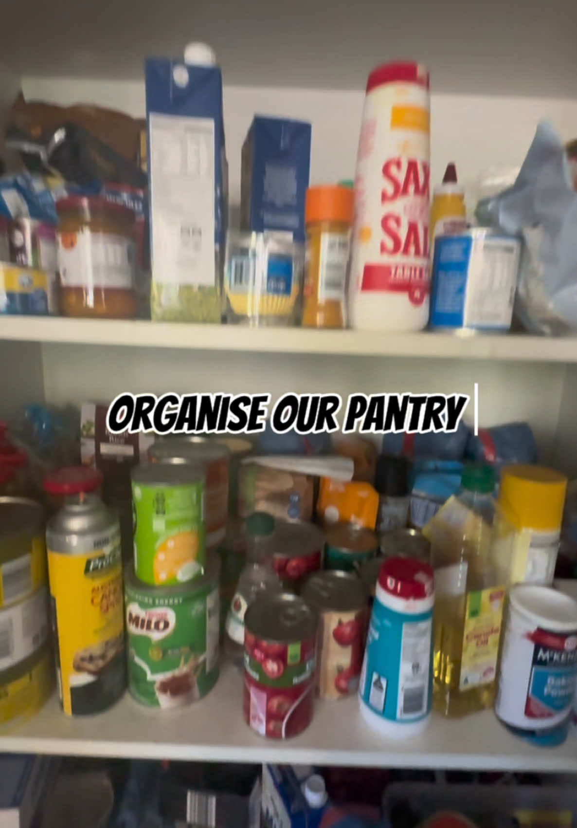 Pantry Clean up #fyp #pantryorganization #cleaningtiktok #storage #viralvideo #fypage #clean #asmr 