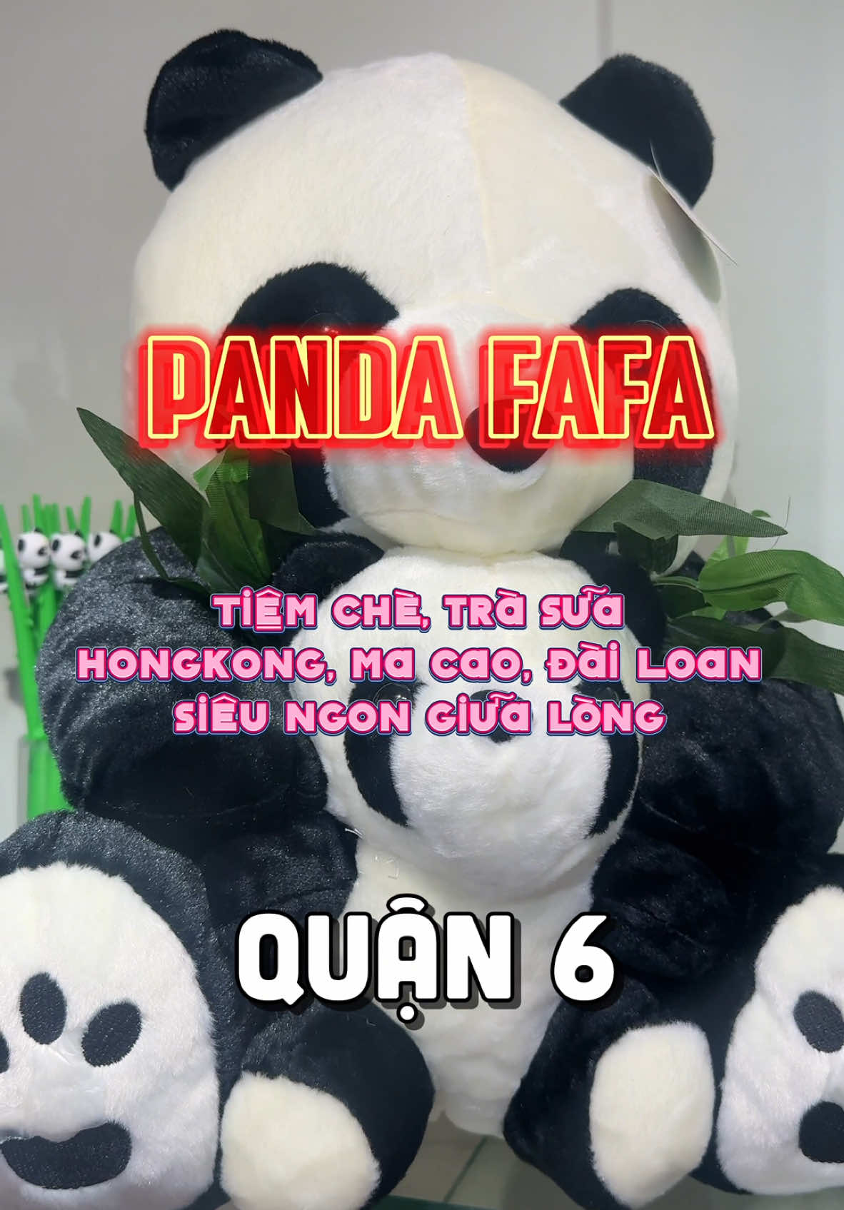 Panda Fafa tiệm chè, trà sữa Hongkong, Ma Cao, Đài Loan siêu ngon giữa lòng Quận 6 #vtmgr #diachianuong #Pandafafa