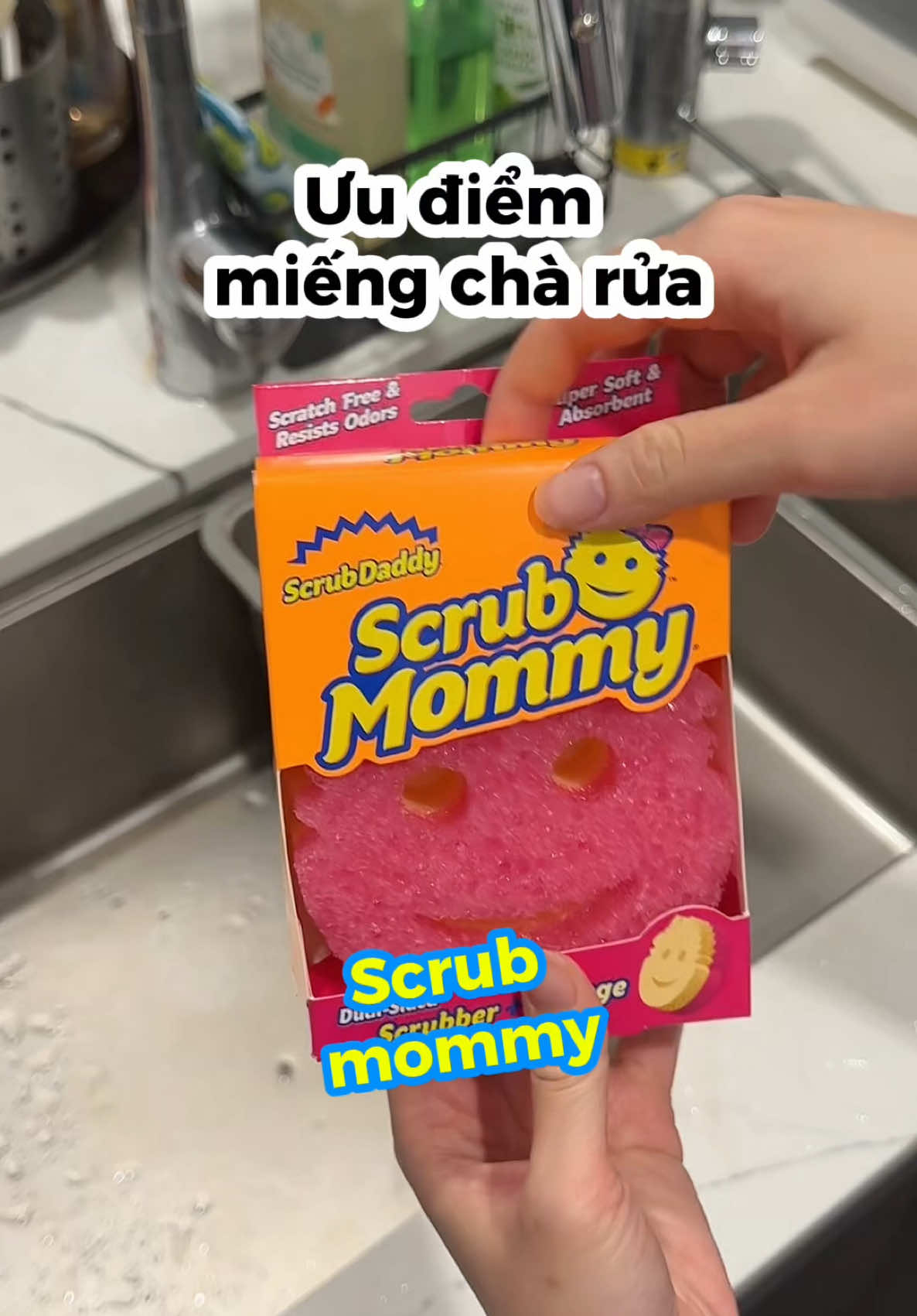 Gu tui là Scrub Mommy á có 2 mặt làm sạch công dụng khác nhau 😆👌🏻 #soufamily #dogiadung #review #scrubdaddy #scrubmommy #tet2025♥ #tet2025 #donnhadontet 