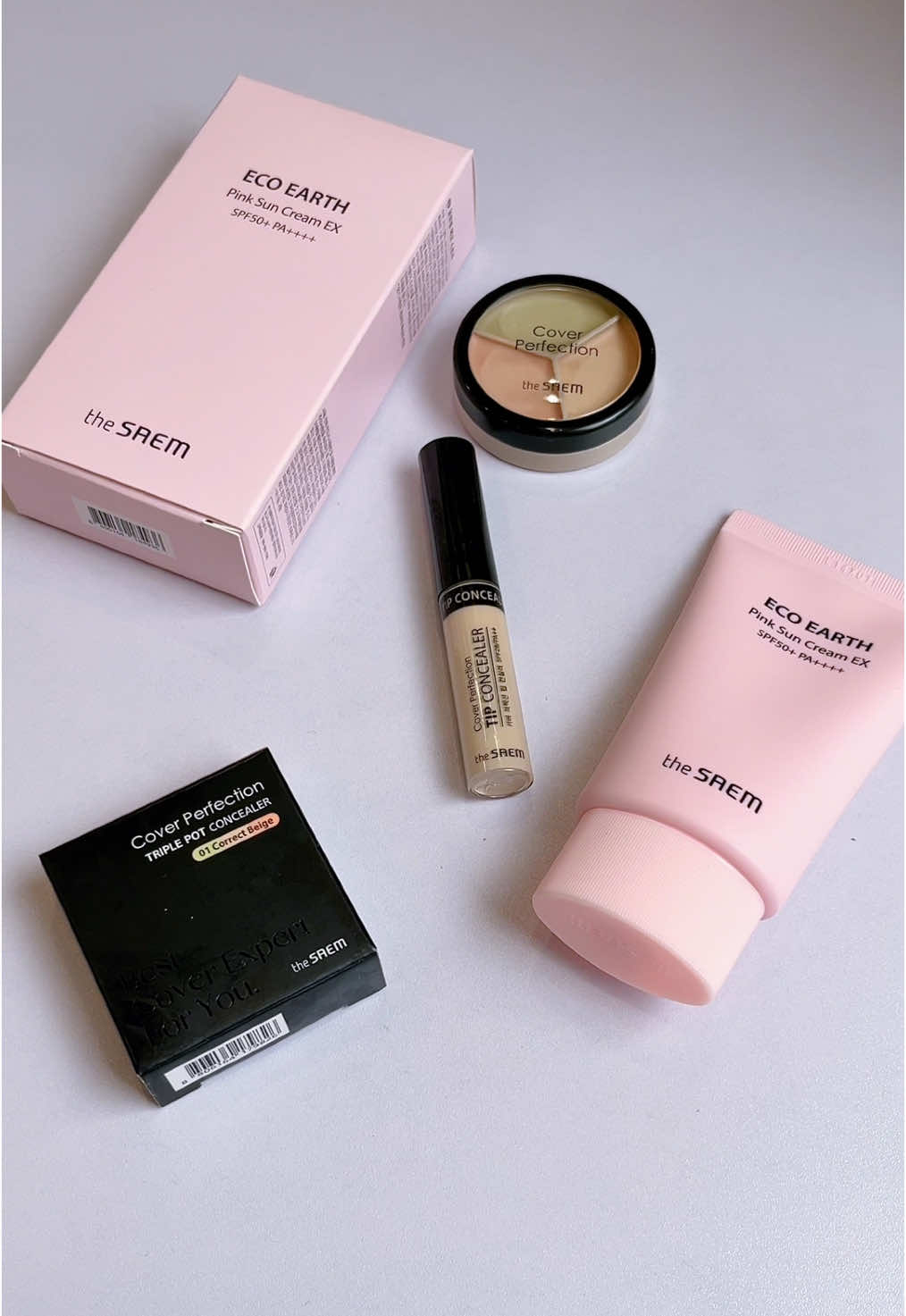 Xài @The Saem Viet Nam từ hồi mới tập makeup tới giờ💕  #unboxing #trietsac #chekhuyetdiem #makup #thesaem #goclamdep #gocnhoxiu #xh