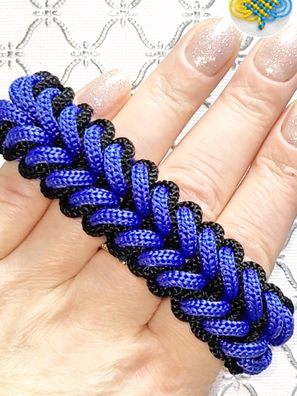 Bracelet Knitting Tutorial: Macrame Patterns #shorts #macrametutorial #tricks #howto #craftideas #sweetfortea #sweet4tea 