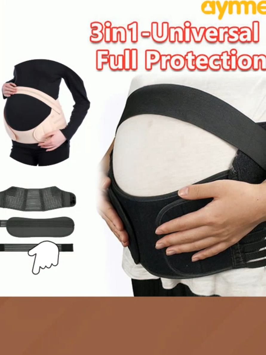 1PC Adjustable #maternitysupportbelt Support Belt Pregnancy Band For Pregnant Women Elastic Maternal Breathable 3in1 Support Belt Price dropped to just ₱228.00!