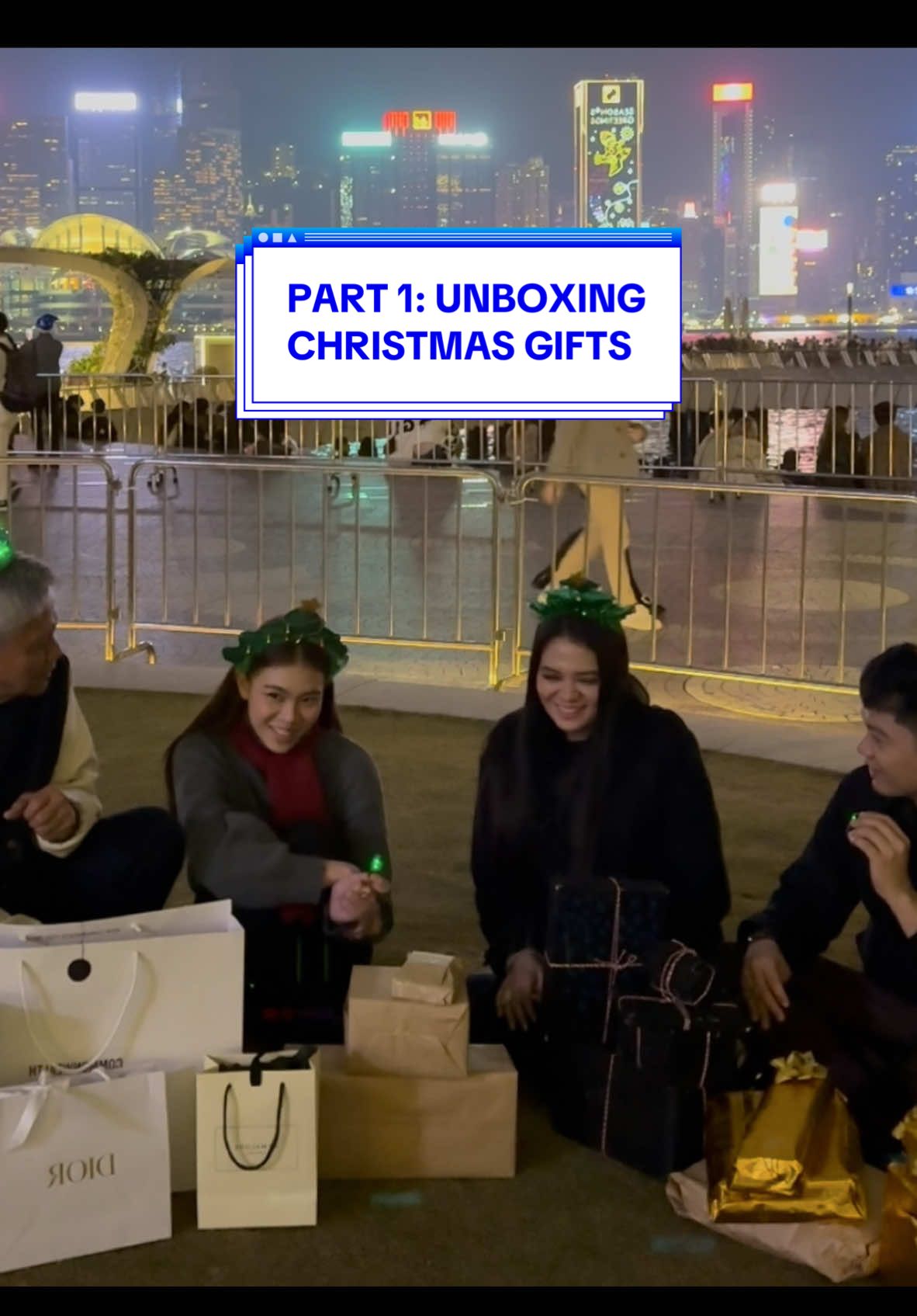 PART 1 | #UNBOXING: CHRISTMAS GIFTS 🎄🎁 from ME :) #christmas #gift #travel #vacation #hongkong 