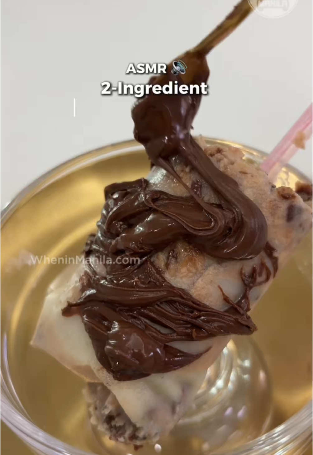 ASMR: 2-Ingredient Chocolate Ice Cream 🍦🍫 #icecream #chocolate #dessert #EasyRecipe #asmr #hack