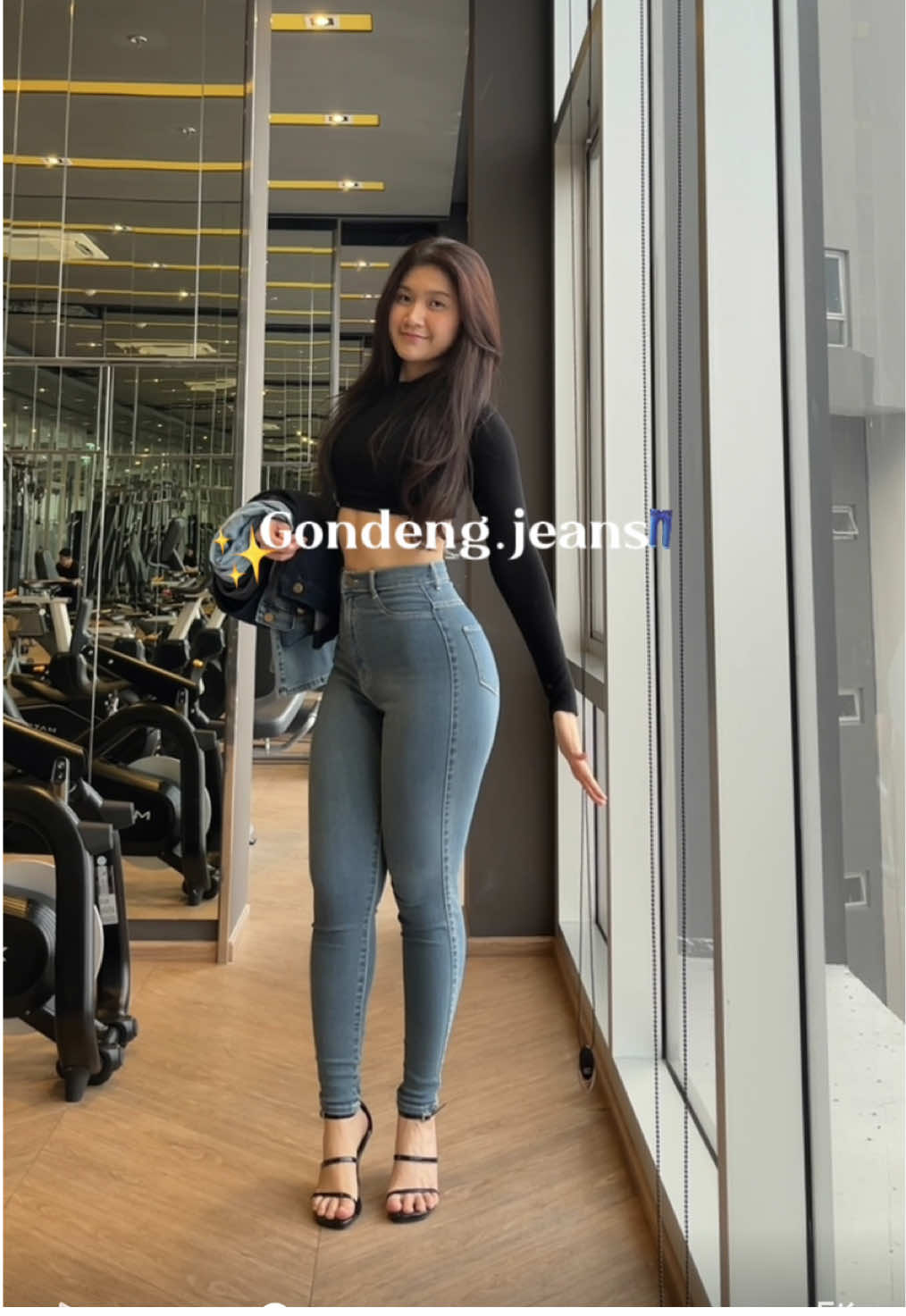 กางเกงยีนส์ที่1ในใจสาวปั้นก้นอย่างเรา🫶🏻✨@GONDENG JEANS  #gondengjeans #jeans #gymjeans #รีวิวกางเกงยีนส์ 