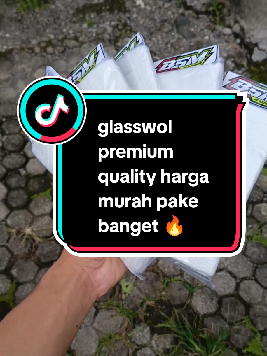 nihh glasswol premium quality cuman 4 rb an aja sudah pasti anti bakar ya cuy #glasswool #gasbulknalpot #bismillahfyp #bismilah #fyppppppppppppppppppppppp #lewatberandafyp 