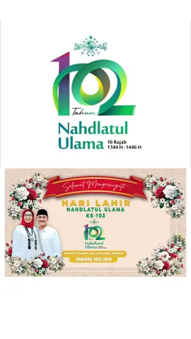 Selamat Hari Lahir NU yang ke-102 Tahun. Perjuangan dan Pengabdian selama 102 Tahun untuk Ummat dan Indonesia. #nahdlatululama #harlahnu102 #harlahnu #nu #ulama #indahyudha #bundaindah 