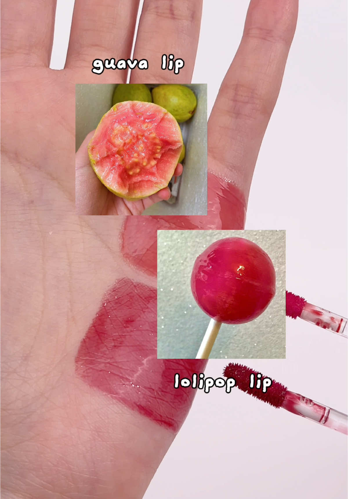 guava lip vs lolipop lip 💗✨🩷 #barenbliss #barenblissid #joyfulcleanbeauty #breakthemattelimit #lip #lippies #lipcollection #new #productlaunch #beautytoks #makeuptoks #cooltone #neutraltone #warmtone #newproduct #lipstikviral #asmr #matte #mattelipstick #lipstik #lipstick #glowtint #plumpylips #healthylips #lipgloss #mattelipstik #glowtint #liptint #lipvelvet #mattetint #lipserum #lipcream #eyeshadow #mascara #maskara #maskaraviral #cushion #highcoverage #makeupcollection #bundlemakeup #lipbalm #pink #wonyoungnism #lipbalm #jelly #jellylips #mochi #princess #barbie #lipcombo #peach #peachy #peachymakeup #lipgloss #liptintviral #blushon #blush #pinkblush #shimmer #nudelip #glosstok #SemuaJadiSyantik #lippie #lippietok #makeuptok #trendingmakeup #newproduct #tiktoktrend #makeuptrend #complexion #BNBRolltoLength #BNBSteelMascara  