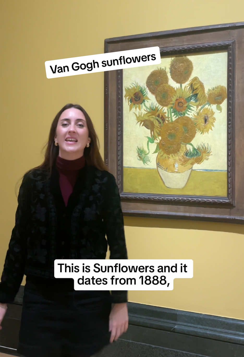 Van Gogh at the National Gallery - on display until Sunday! #history #vangogh #arthistory #art 