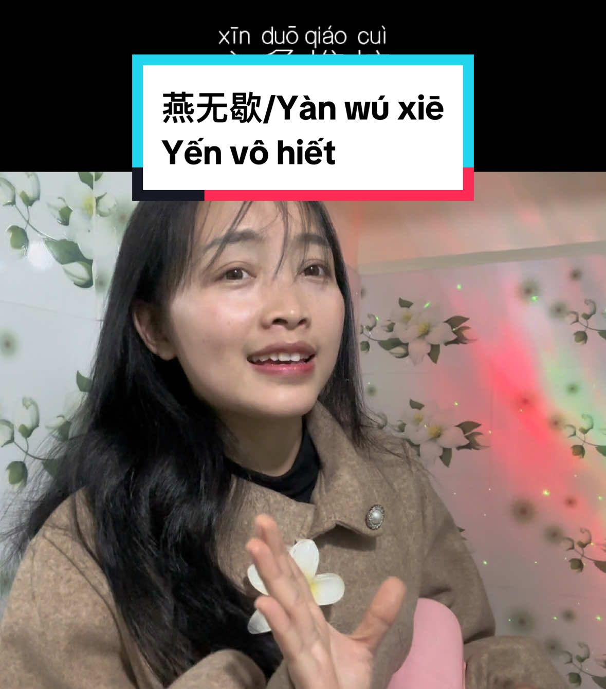 燕无歇/Yàn wú xiē/Yến vô hiết😂#燕无歇 #yenvohiet #xuhuong #nhactrungquoc #中国音乐 #汉语 #họctiếngtrung #学中文吧 #china #学中文🇨🇳 #汉语不太难 