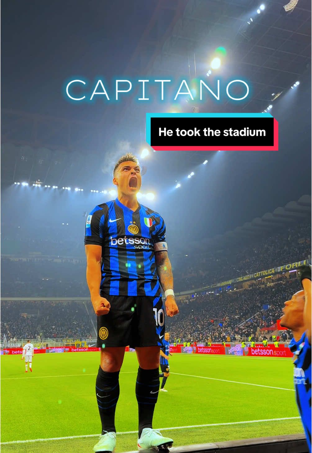 He’s different 👊👊👊 #ForzaInter #Inter #TikTokCalcio #TikTokFootball #Football #Calcio #InterBologna #SerieA #Lautaro #Capitano