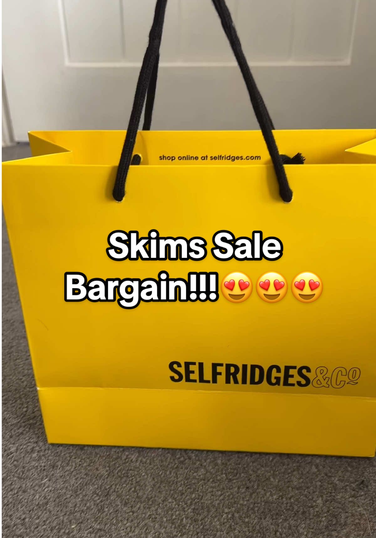 Found a Skims bargain in Selfridges sale yesterday!!😍😍 £10!!!  @Selfridges @SKIMS  #skims #skimshaul #selfridges #selfridgessale #sale #skimssale #bargain #shopping #shoppinghaul #saleshopping #birmingham 