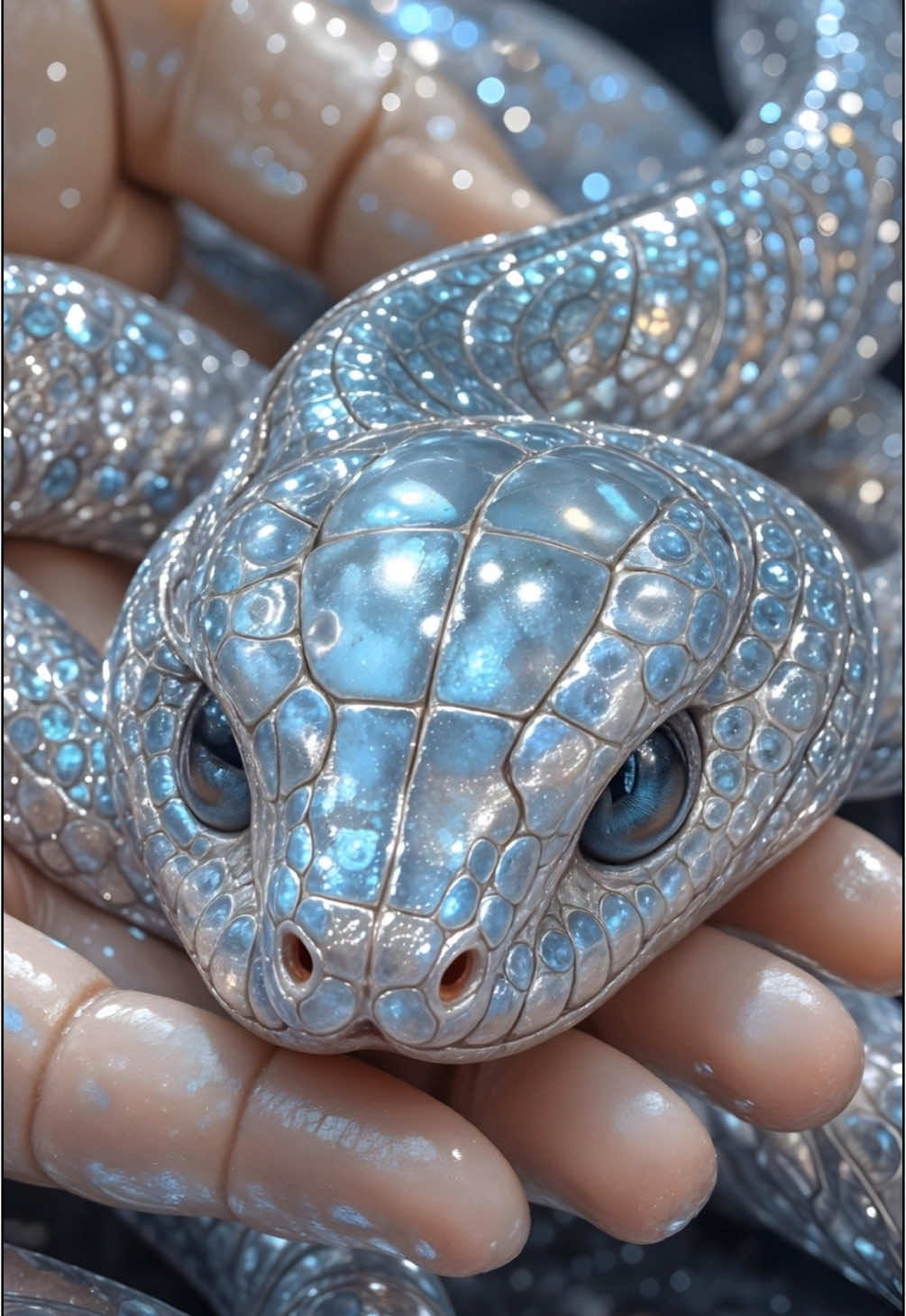 Jewel Snakes 💎🐍 #diamond #snake #fantasy #ai #aiart #viral_video #fup #fypdong #animalsoftiktok #animal #edit  Happy Year of the Snake #chinesenewyear 